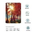 thumbnail image 5 of Goodbath Forest Shower Curtain, Autumn Fall Trees Landscape Shower Curtains for Bathroom Stall Hotel, Waterproof Fabric Washable, 72" x 72", 5 of 5