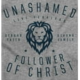 thumbnail image 2 of Lion of Judah Follower of Christ Men's Graphic T Shirt Tees Brisco Brands X, 2 of 6