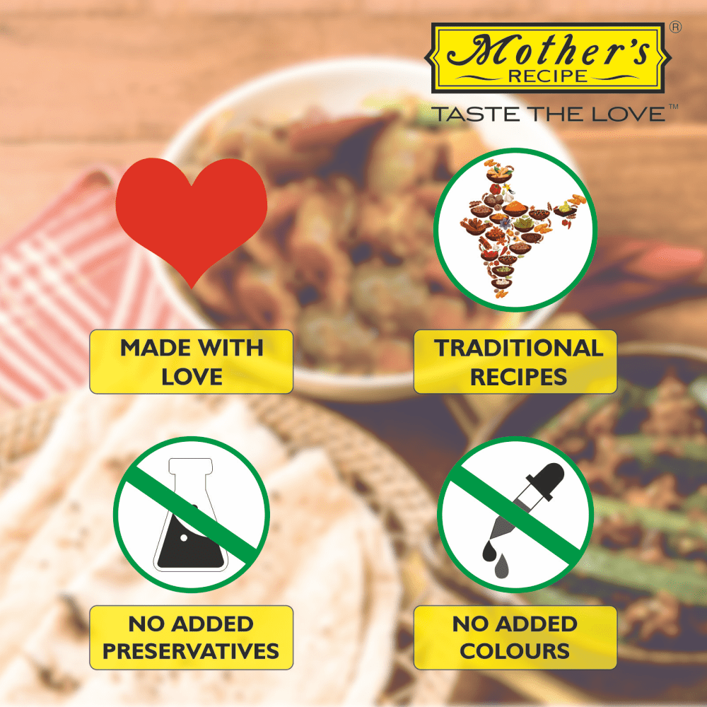 Pickles de mangue et de piment, recette de maman, 500 g Sans colorants ni conservateurs ajoutés