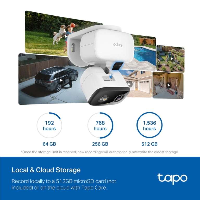 TP-Link Tapo TCW30 Indoor/Outdoor HD Security Camera with Pan/Tilt