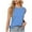Sky Blue, variant on Scyoekwg Tank Top for Women Crew Neck Basic Tank Tops Trendy Casual Comfy Lightweight Sleeveless T Shirts Ladies Blouses Solid Color Loose Blouses (Sky Blue,XL)