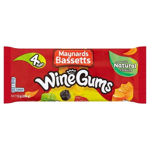 Maynards Wine Gums Roll 4Pk