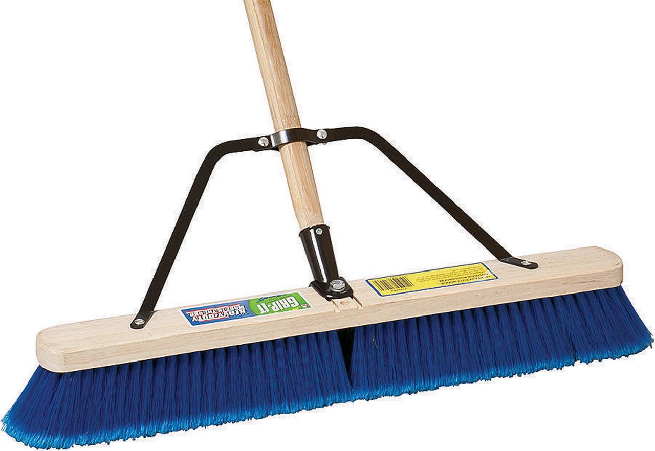 Simple Spaces 1426AJOR Push Broom, RubberGrip Handle