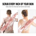 thumbnail image 5 of Honeycomb Exfoliating Bath Scrubber Mitt - Microfiber for Enhanced Blood Circulation & Soft, Smooth Skin - Exfoliating Shower Mitt Sponges for All Skin Types (Pink - Washcloth), 5 of 14