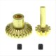 thumbnail image 1 of Juego de Engranajes de Coche con Mando una Distancia de Repuesto para D12 Pickup C24 RC, Accesorio para Coche Dorado, 1 of 5
