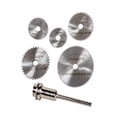 thumbnail image 1 of 6PCS Aluminum HSS Circular Saw Disc Blade Rotary Cutter Plate For Metal Cut Tool Set, 1 of 8