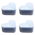 thumbnail image 2 of 4Pcs Blue Corner Protectors for Furniture Edge Safety, Soft Cushioned Bumpers for Baby Proofing, Adhesive Clear Guard for Table Sharp Corners Home Nursery Child Protection, 1X0.4In, 2 of 5