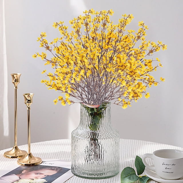 10 Ramas de Flor de Durazno Realistas de 50 Cm | Tallos Florales Secos de Inspiración Zen | Flores Artificiales Color Carne para Decoración Del Hogar, Bodas, Fiestas y Fotografía.