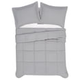 thumbnail image 5 of TRULY SOFT Garment Wash Solid Grey Twin/Twin XL 2 Piece Comforter Set, Solid Color Themed, Oeko-TEX Certified Confidence, 5 of 9