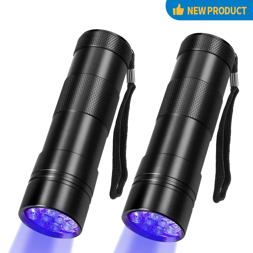 Black Light UV Flashlight,12 LED Urine Detector For Dog/Cat/Pet Urine
