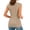 Khaki, variant on MuXiKeJi Clothes Women's Ribbed Tank Tops 2026 Summer Cap Sleeve Slim Fitted Knit Basic Casual Tee Shirts Fashion Clothes