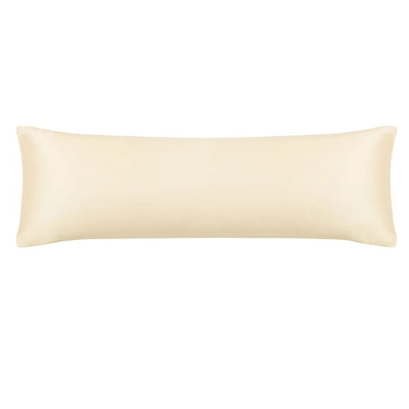Unique Bargains Solid Print Woven Pillowcases, Body Pillow, Beige