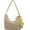 A02-beige, variant on Kukuzhu Crescent Bag for Women Nylon Tote Bag Lightweight Shoulder Bag Hobo Handbag Under the Arm Purse