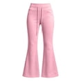 thumbnail image 3 of Ixbnca Womens Bootcut Pants Stretchy Drawstring Yoga Long Pants Comfy High Rise Loungewear Gym Flared Sweat Pants, 3 of 7