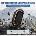 thumbnail image 4 of Key Fob Cover Compatible with Kia Telluride Sorento K4 K5 EV5 EV9 Carnival Sportage GT-Line 2023-2026 Soft TPU Leather Full Protection Smart Key Keychain Case Holder Protector,Gold Border - Black, 4 of 6