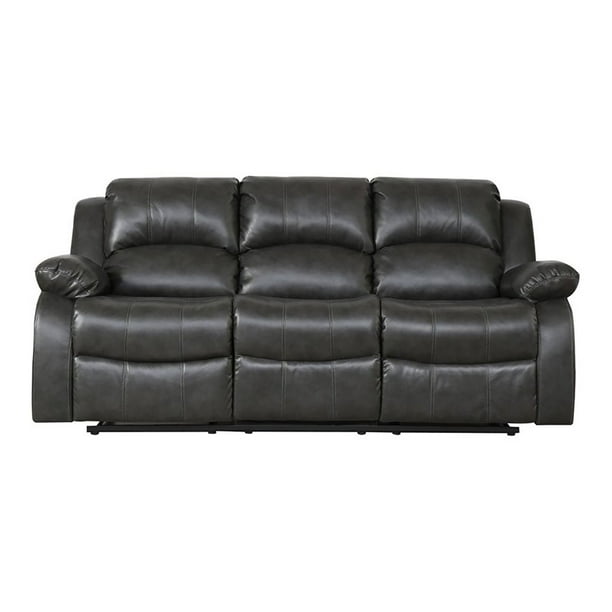 Faux Leather Reclining Sofa Set, Italian Leather Recliner Sofa Set