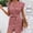 Red, variant on Morttic Women's Striped Romper with Flutter Sleeves – V-Neck Button Front Belted Waist with Pockets Casual Summer Daily Blue,S