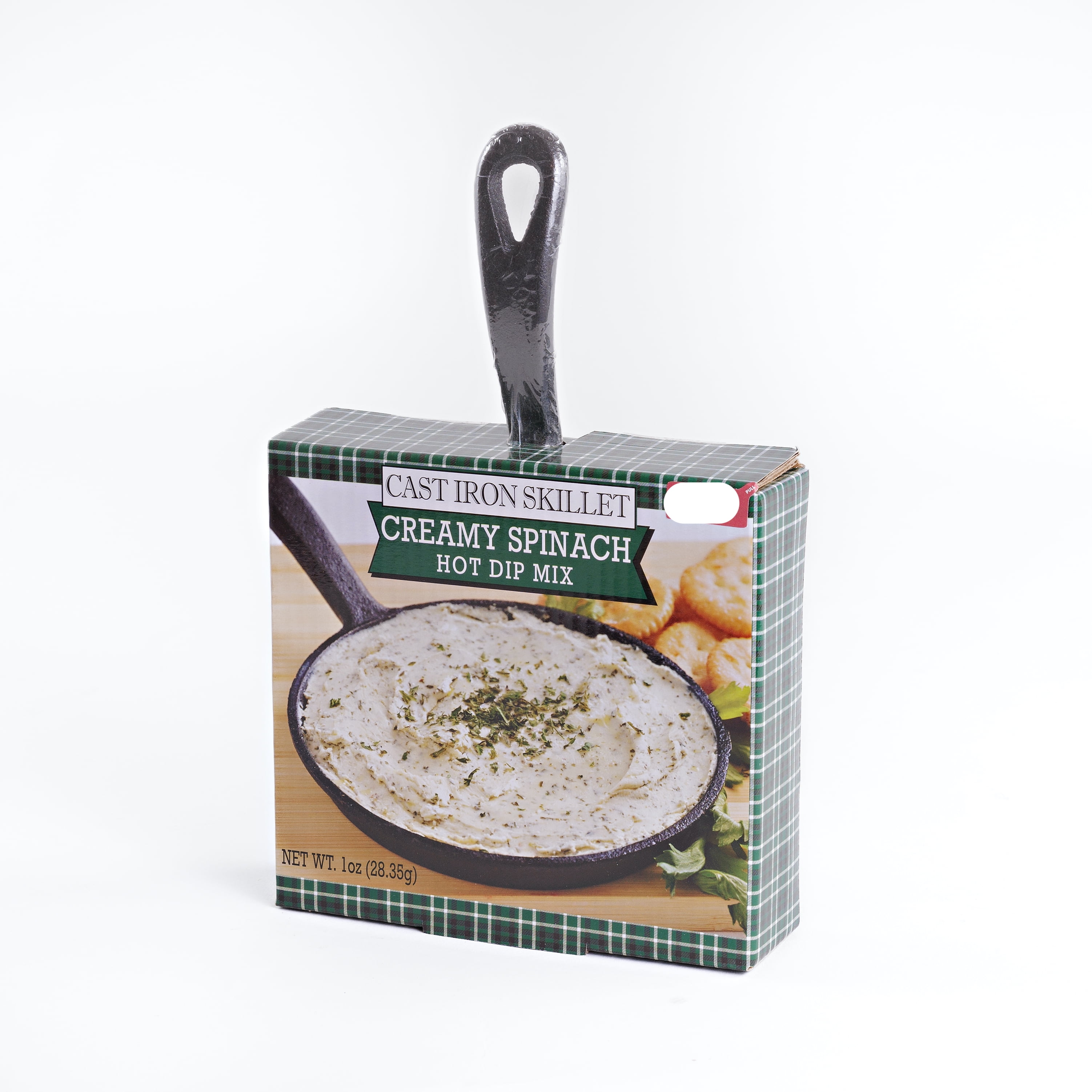 (3 pack) SCM Designs Mini Cast Iron Skillet with Creamy Spinach Dip Mix 1 oz 1 Count