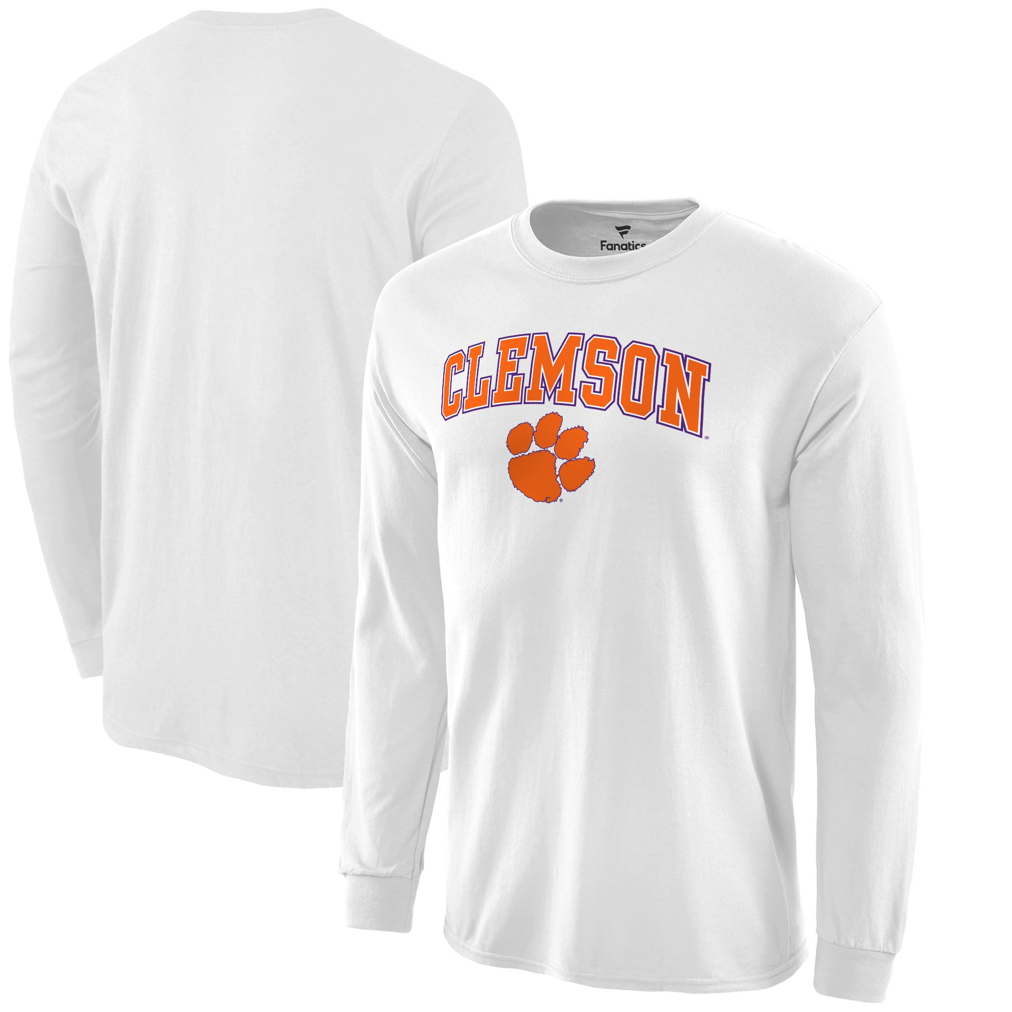 Men's Fanatics Branded White Clemson 