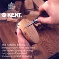 thumbnail image 7 of Kent MHS18 Mens Luxury Military Style Hair Brush, Wire-Laid 100% Pure White Natural Boar Bristle and Presentation Case Suitable For Daily Grooming Medium Thickness Hair. Handmade in England, 7 of 7
