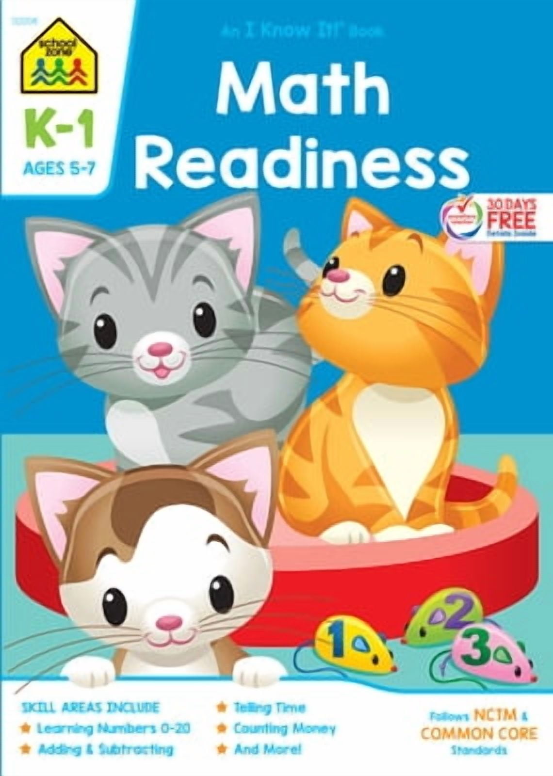Pre-Owned School Zone Math Readiness Workbook