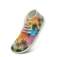 thumbnail image 5 of Wismoutput Coconut Tree Printed Sneakers for Men Boys Light Comfortable Wear-Resistant Barefoot Shoes Size 5.5-14, 5 of 7