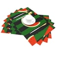 thumbnail image 2 of XMXY Woven Placemats Set of 6 PCS, Watermelon Fruit Green Background Table Mats Washable Heat Resistant Placemats, 2 of 6