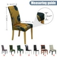 thumbnail image 5 of SUKAIKEQA Stretchy Chair Slipcovers for Dining Room Chair seat,Chair Covers for Dining Chairs Set of 6,Stretch Dining Room Chair Cover Kitchen Parsons Chair Slipcovers, 5 of 6