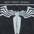 thumbnail image 7 of Marvel Spider-Man Little Kids' Boy or Girl Cosplay Fleece Zip-Up Hoodie Venom Acid Black, 7 of 7
