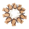 thumbnail image 3 of 10 piezas de herraduras para recuerdos de boda, artesanía de Metal, colgante de herraduras de aleación de Zinc para celebraciones, hoteles, bodas,, 3 of 9