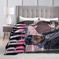 thumbnail image 3 of Flannel Blanket Bryson Rapper Tiller Throws Blankets Super Soft Fleece Air Conditioning Blankets for All Season 50"x40", 3 of 9