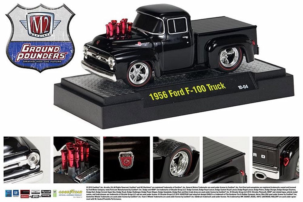 Details about   1956 FORD F-100 TRUCK COMP CAMS  1:64 SCALE  DIECAST COLLECTOR  MODEL CAR 