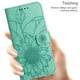 thumbnail image 2 of Funda tipo cartera con girasoles grabados para Samsung A40, elegante, multifuncional y con protección total., 2 of 5