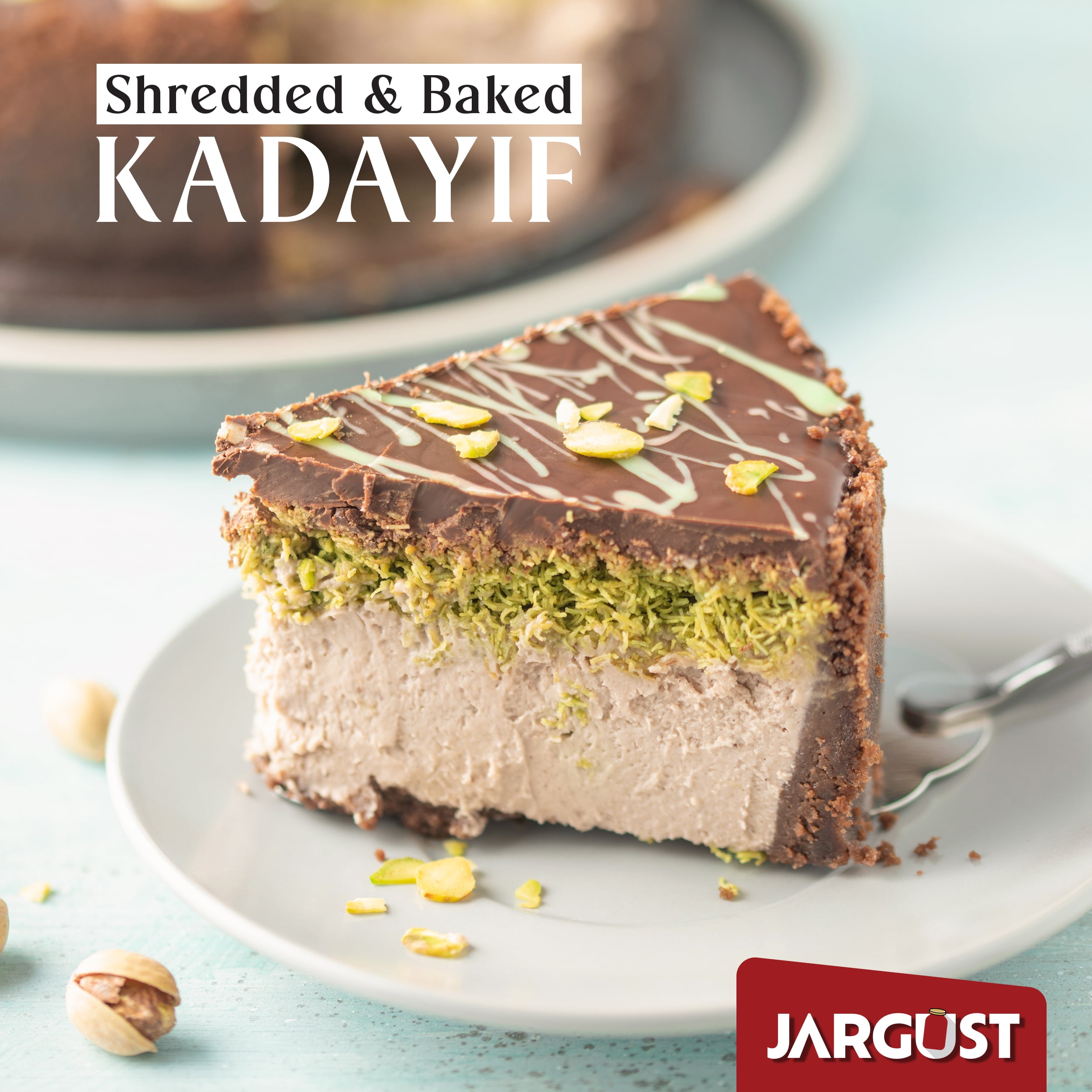 Jargust Bulk Baked & Shredded Kataifi, Shredded Fillo Dough, Pastry Dough, 10lb