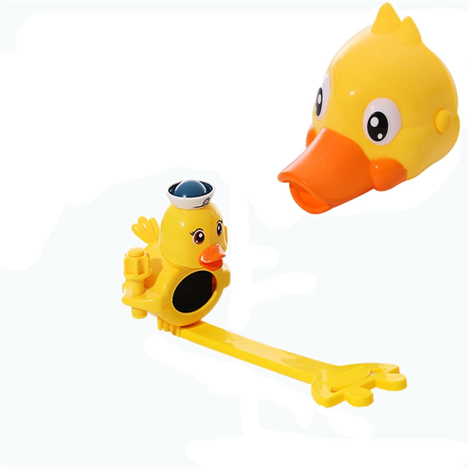 Dengmore Cute Duck Faucet Extender, Silicone Splashproof, Extended