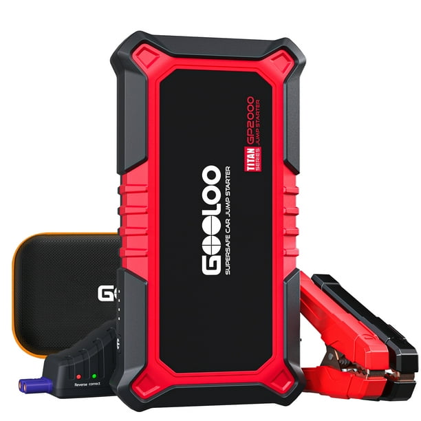 GOOLOO GP3000 Jump Starter, 3000A Portable Car Jump Starter up to 10.0L Gas  Engines & 8.0L Diesel 