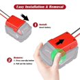 thumbnail image 5 of Adaptador Power Wheels compatible con batería M18 de 18 V compatible con Power Wheels, convertidores de batería Powertool, 5 of 5