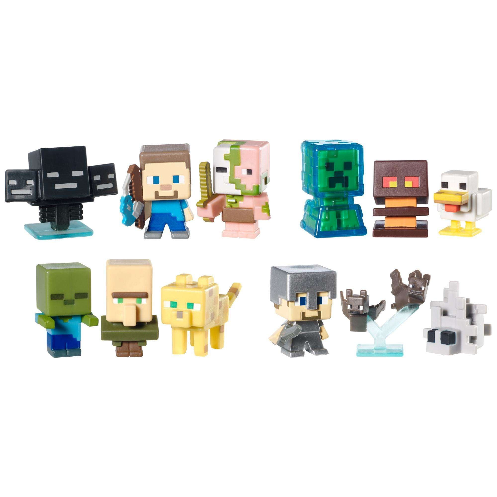  Minecraft  Mini Figure  3 Pack Assortment Walmart com 