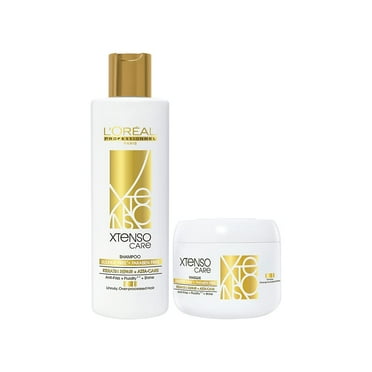 L'Oreal Professionnel Xtenso Care Sulfate-free* Shampoo 250ml and Hair Masque 200ml Combo for All Hair Types (Pack of 2)