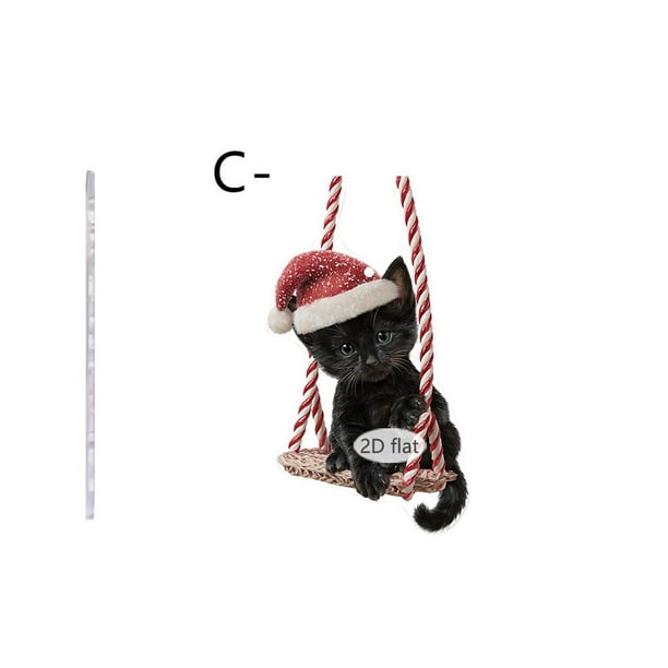 Llavero de Acrílico 2D con Diseño de Muñeco de Nieve Navideño para Coche, Decoración Colgante para Fiestas.