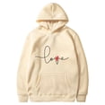thumbnail image 5 of Enjoytime Sweatshirt for Women Casual Hoodies Long Sleeve Lightweight Pullover Tops Print Loose Sweatshirt with Pocket Oversized Outerwear Womens Tops, 5 of 5