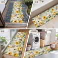 thumbnail image 6 of 2x6 Kitchen Runner Rug, Sunflower Bee Non-Skid Rubber Backing Large Rectangle Rugs - Living Room Bedroom Home Office, Vintage Summer Botanical Farmhouse Indoor Floor Mat Carpets Washable Rug, 6 of 9