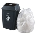 thumbnail image 6 of Cand 40 Liter Plastic Swing Lid Garbage Can, Large Grey Trash Bin, 4 Pack, 6 of 7