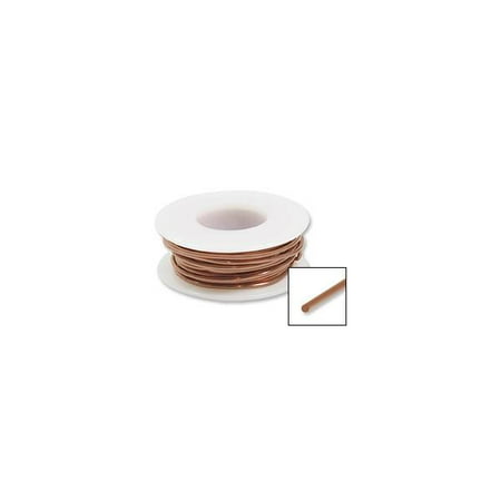 Coated Copper Wire 22 Gauge - Copper Dead Soft Wire Round 22 Gauge (20 Foot)