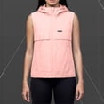 thumbnail image 5 of Inverlee Women's Hooded Sleeveless Vest Full Zip Lightweight Casual Outdoor Windbreaker with Pockets Pink XXXL, 5 of 7