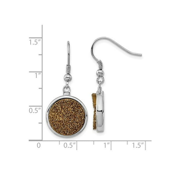Druzy dangle earrings sale