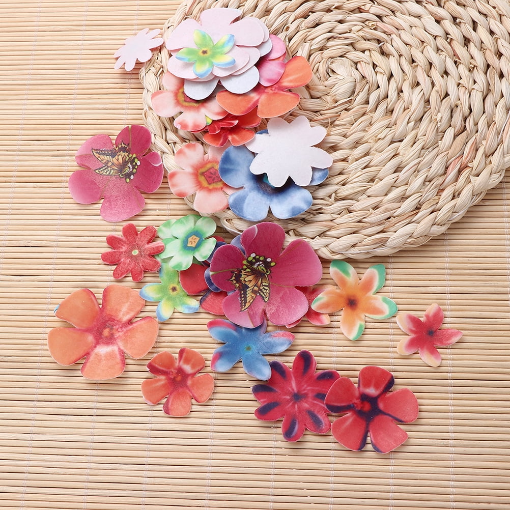 360pcs Edible Flowers Cupcake Topper Wedding Cake Birthday Party Food Decoration 360pcs Edible Flowers Cupcake Topper Wedding Cake Birthday Party Food Decoration