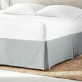 thumbnail image 3 of Levinsohn Textile Everhome Cotton Sateen Collection 15 Inch Bed Skirt Cal King - White, 3 of 5