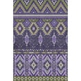 thumbnail image 2 of Addison Rugs Mayfield Premium Machine Washable Transitional Aztec Purple Rectangle Rug, 2'6" x 3'10", 2 of 7