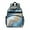 Blue Gold Wave, variant on Pink Gold Wave Marble Pattern Backpack for School,Cute School Bag,Schoolbag with Adjustable Shoulder Straps & Padded Back,15.25"x11.5"x5.25"